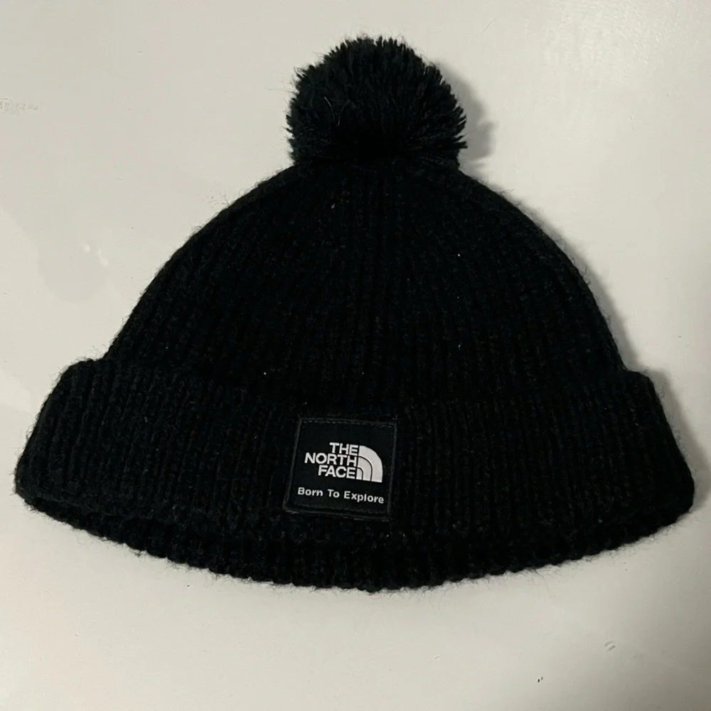 The North Face Kids Black Knit Beanie